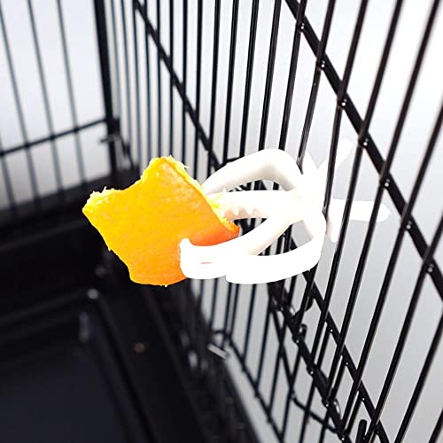 Bird Cage Food Holder, Parrot Fruit Vegitable Bracket, Pet Feeder Clip Accessory, for Budgie Parakeet Cockatoo Macaw Cockatiel Conure(Vegetable) - size: Vegetable