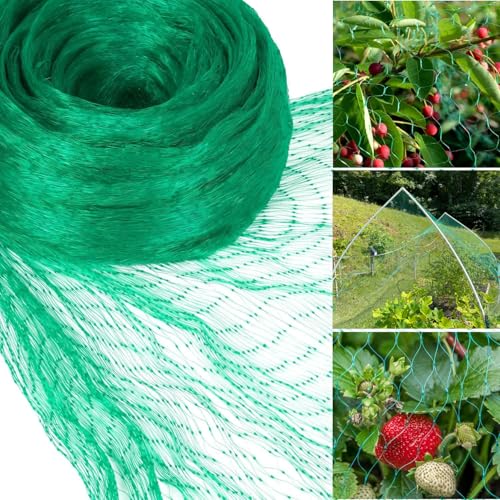 Bird Netting for Garden Protect Vegetable Plants and Fruit Trees,13x20ft | Garden Netting Mesh for Anti Birds, Deer, Squirrels - size: 13x20ft
