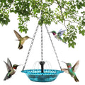 Solar Power Hanging Birds Bath Set, Water Floating Fountain for Bird Bath | Outdoor Hanging Garden Water Fountains Birdbath for Bird Bath,Feeder,Drinking,Patio Lawn and Backyard