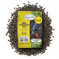 Happy Wings 15 LB Black Oil Sunflower Seeds Bird Food, No Waste Bird Seed - size: 15 Pound (Pack of 1)