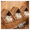 Chicken Nesting Boxes, 3 Pack Wall-Mounted Wooden Nesting Box,Specialized for Chicken Coops, Features a Cozy & Private Laying Space, Suitable for Chickens, Ducks and Other Poultry - color: 3 Pack