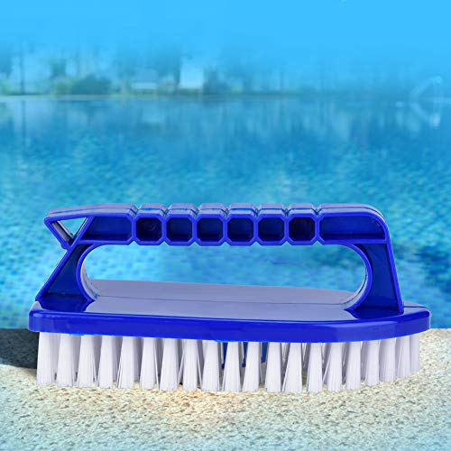 Pool Supply Hand-Held Brush, Step Corner Brush, Cleaning Tools | with Fine Bristles Best for Swimming Pools, Spas & Hot Tubs