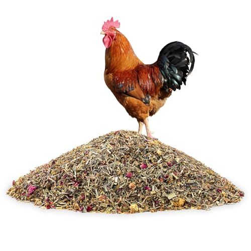 53oz Luxury Chicken Nesting Herbs, 7 Natural Floral & Herbal Blend Nesting Herbs for Chicken Coop Living Bedding, Pads, Boxes and Hen Coop Accessories, Calm Hens, Better Egg Quality - size: 52oz