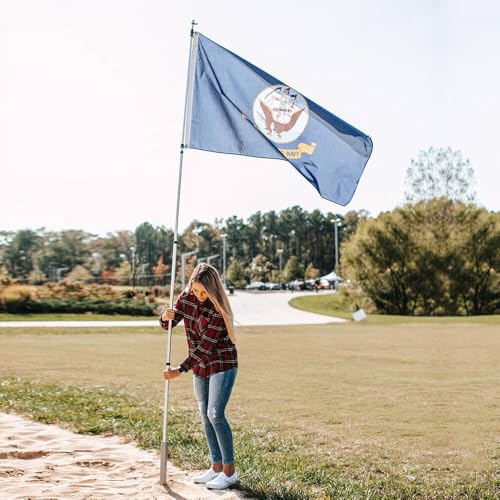 Telescoping Aluminum Portable Flagpole - style: Flagpole-To-Go 9' Portable Flagpole