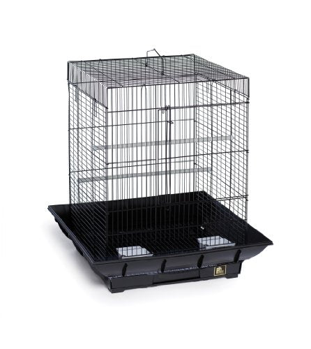 Prevue Hendryx SP850B/B Clean Life Cockatiel Cage, Black, 1/2" - color: Black