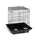 Prevue Hendryx SP850B/B Clean Life Cockatiel Cage, Black, 1/2" - color: Black