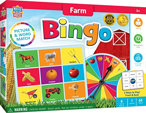 MasterPieces Kids Games - Farm Bingo Game - style: Farm