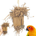 Bonka Bird Toys 3857 Medium Shreddy Eddy Foraging Shred Small Medium Bird Toy Cardboard Waffle Crinkly Paper Conures Parakeets African Greys and Other Similar Birds - color: Medium Shreddy Eddy