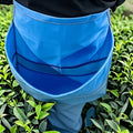 Gardening Apron for Harvesting and Weeding, Heavy Duty Waterproof PE Fruit Picking Apron with Quick-Release Bottom, Large Capacity Garden Waste Bag Apron for Farmers, Easy to Clean