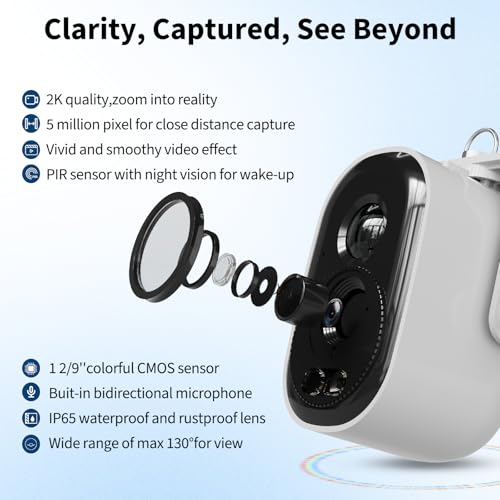GarveeLife Smart Bird Feeder,2L Capacity,with 4K Camera & AI Recognition | Solar Powered, , Night Vision, App Alerts, Auto Capture Photos/Videos for Bird Watching - color: Blue