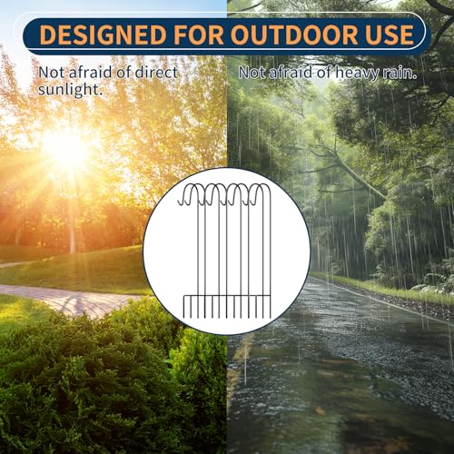 20 Pcs 18 Inch Small Shepherds Hook for Outdoor Adjustable Bird Feeder Pole Metal Steel Shepard Hooks for Hummingbird Stand Feeder Pole for Garden Plant Lantern Hanging Wedding Decor