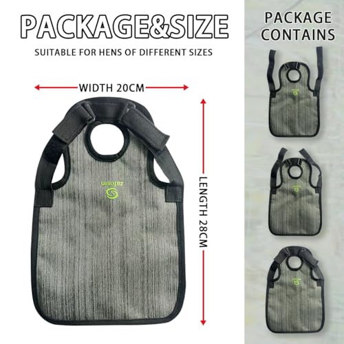 Premium Chicken Saddle with Adjustable Strap,Poultry Saver，Feather Protector for Back and Sides,Outdoor Hen Apron2 Pieces