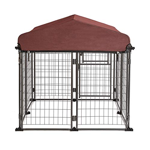 TWO by TWO Haven Expandable Kennel, Black, Medium