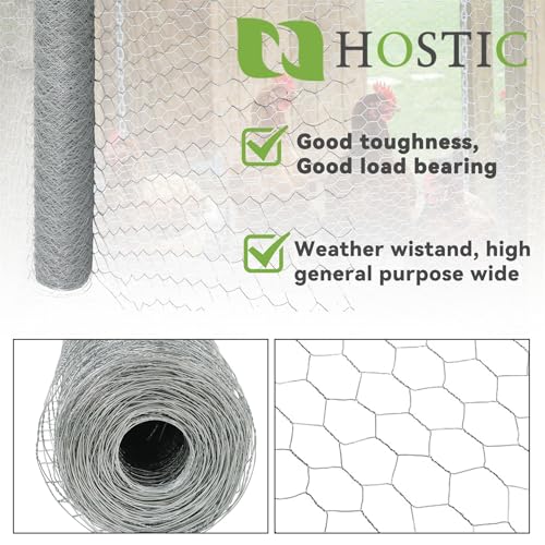 6FTx150FT Chicken Wire Netting 2IN Galvanized Wire Mesh Hexagonal for Poultry Garden Fencing Barrier - size: 6FTx150FT