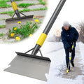 Floor Scraper Long Handle - Weed Scraper Tool,Multifunctional Garden Cleaning Flat Shovel,Heavy Duty Metal Sharp Blade for Lawn Edging,Sidewalk Weeding,Driveway Steps Snow Shovel Ice Removal 60" - size: 60"