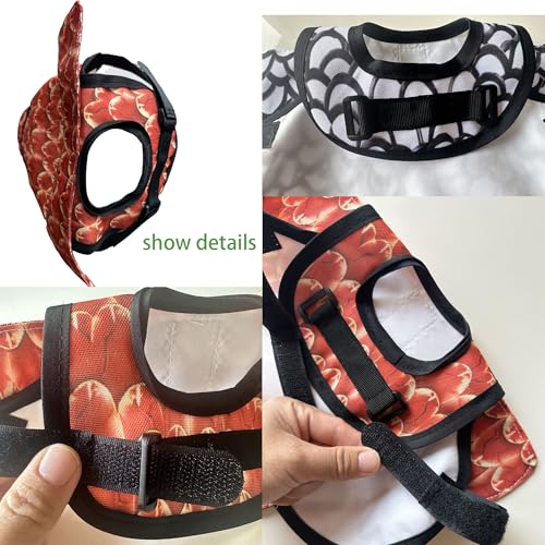 3Pcs Chicken Saddle for Hens, Adjustable Chickens Vest Back Protector Jacket with Wing Protector for Chickens Mating Reusable
