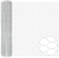 45 in X 200 ft Chicken Wire Fencing Metal Floral Chicken Wire Fence for Crafts 1 Inch Hexagonal Galvanized Poultry Wire Netting for Chicken Coop Barrier Rabbit Cage