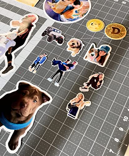 Custom Stickers, Image or Text- Vinyl Custom Labels Stickers Personalized - Waterproof, Dishwasher Safe, Fade Resistant, UV Protected Business Labels | Dishwasher Safe, UV and Fade Resistant; Sizes 1-10 inches, 50 to 1000 Count; 8 Custom Shapes; Vibrant P