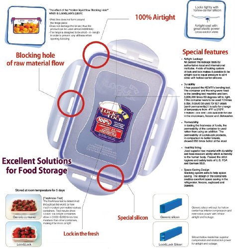Lock & Lock Eggs Dispenser, Holder for 12 Eggs (3) (Original Version)