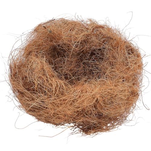 CREATCABIN 50g Coconut Fiber for Bird Nest Loose Birds Bedding Substrate Natural Bird's Nest Warming Accessories Canary Finch Parakeet Hummingbird Nesting Material Silk for Cage Gardens Tree Trunks