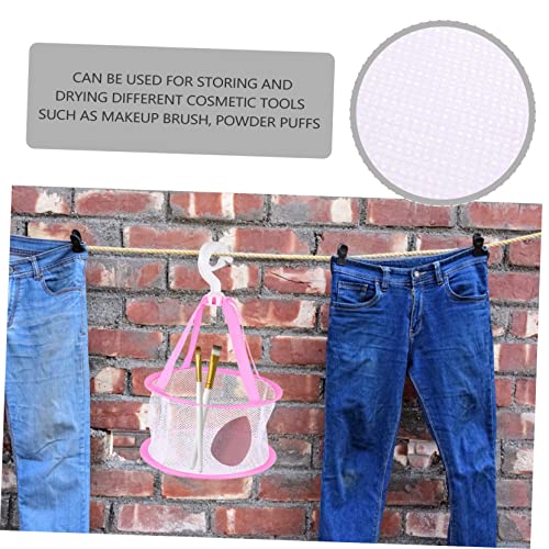LIFKOME 2pcs Beauty Egg Drying Website Face Sponge Holder Makeup Brush Hanging Dehydrator Mesh for Women