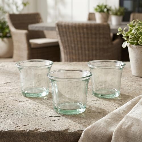 Abaodam 3PCS Glass Bird Feeder Replacement Cup, Outdoor Hanging Feeder Bowl | Bird Feeding Cup, Oriole Feeder Jelly Cups Replacement, Universal Hummingbird Glass Dish For Garden Balcony Patio Accessories