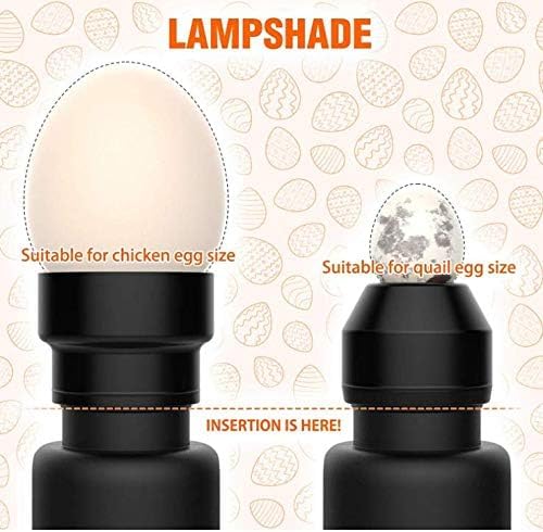 Luqeeg LED Light Egg Candler Tester, Rechargeable Egg Candler Tester for Monitoring Eggs Development, Bright Cool Light Incubator for Chickens Ducks Birds Eggs