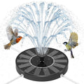 Solar Fountain Pump for Bird Bath, 1.4W Water Fountain with 6 Nozzles Solar Powered Fountain Pump for Bird Bath, Garden, Pond, Pool, Outdoor