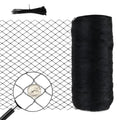 50x50 FT Heavy Duty Bird Netting for Chicken Coop & Garden | HDPE Poultry Netting Fence 1 Inch Diamond Mesh, Fruit Tree Vegetable Protection from Birds Deer Squirrels - size: 50x50 FT