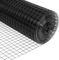 24'' x 25' 1/2inch Hardware Cloth 19 Gauge Black Vinyl Coated Welded Fence Mesh for Home and Garden Fence and Home Improvement Project - size: 24'' x 25'-19 Gauge