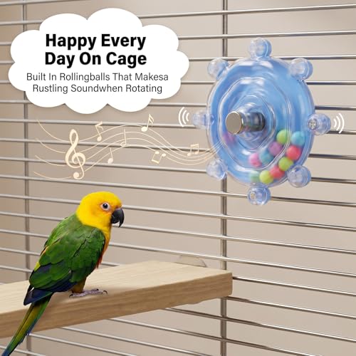 2 Pcs Bird Toys for Parakeets Budgie Toy Fun Parakeet Toys | Chewing Exercisers, Bird Cage Toy for Budgies Cockatiels