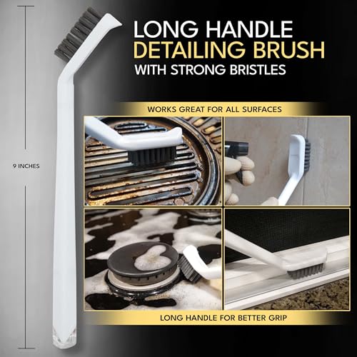 Grout Cleaning Brushes Set (3 Pcs) Deep Cleaner Multi-Purpose Stiff Bristle Brush, Cleaning Toothbrush for Cleaning Corners, Spaces, Tile, Shower, Window & Door Track, Floor, Juicers and Tight Spaces - color: 3-in-1 Cleaning Brush Set