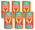 Mr. Bird Flaming Hot Feast Spicy Bird Seed Cylinder, 6-Pack, 1 lb 3 oz | Premium Blend of Mealworms, Peanuts & Hot Pepper | Squirrel Repellent | Handcrafted in Texas - size: 1.19 Pound (Pack of 6)