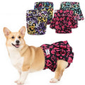Female Dog Diapers Reusable No Tail Hole Period Panties Washable Diapers Female for Docked-Tail Frenchie French Bulldog Boston Terrier Without Tail (2 Pack Regular+2 Pack Skirts) U-WWDQB02S - size: S(Waistline:11"-15")