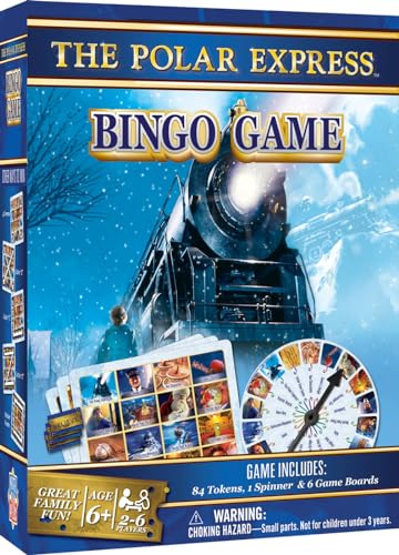 MasterPieces Kids Games - The Polar Express Bingo Game - style: The Polar Express