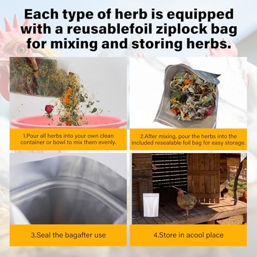 42oz Premium Chicken Nesting Herbs – Natural Dried Blend, Lavender Rose Mint Mix, Helps Reduce Odors and Freshen Coop Naturally, Relaxing & Calming Herbs for Happy Hens - size: 2.63 Pound (Pack of 1)