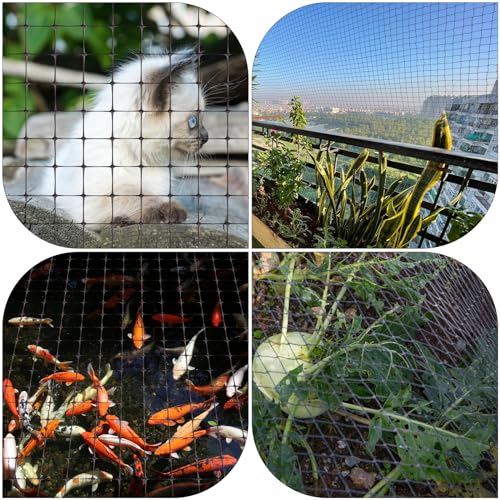NONMON Bird Netting Deer Fence Netting 5 x 100FT Heavy Duty Garden Netting | Protection Net for Chicken Coop, Protect Fruit Trees, Plants and Vegetables Against Birds, Deer, Squirrels and Other Animals - size: 5 x 100ft - 1 Pack