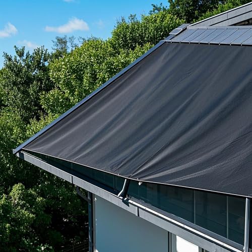 winemana 40% Black Shade Cloth, 3.3 x 10 FT Garden Mesh Tarp for Plants Heat Protection with Grommets, Sunshade Plant Cover for Greenhouse, Barns Kennel, Outdoor Netting Screens for Patio & Porch - size: 40%-3.3 FT x 10 FT