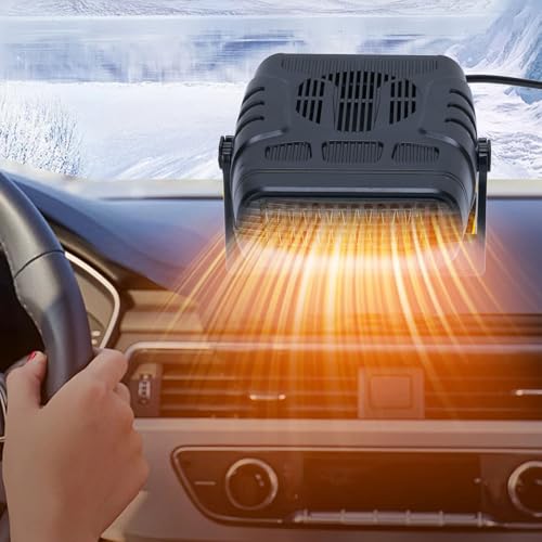 Upgraded Solar Heater for Chicken Coop, 30W Portable Greenhouse and Dog House Rechargeable Sun Panel Kit, Solar Powered Heater for Drying Heating Pet House Warm Wind Gear