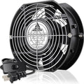 GDSTIME AXIAL 1751 Muffin Fan, 110V 120V AC 172mm x 150mm x 51mm Dual Ball | Heavy-duty Aluminum, High Speed Cooling, for Air Hockey Table Replacement, Generator Box Exhaust, Chicken Coop Ventilation - size: 172x150x51mm