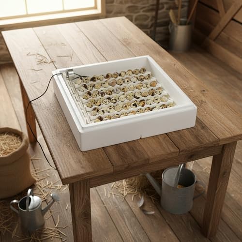 Farm Innovators 6 Pack Quail Rails - 20 Spot Small Egg Trays Only, Fits up to 120 Eggs Total - Compatible with Model 3200 Automatic Egg Turner | For quail and other small eggs; replaces the standard rails on model 3200 automatic egg turner; holds up to 12