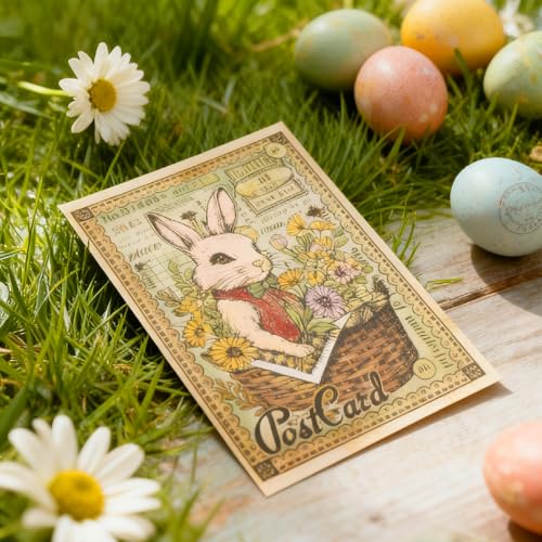 CHGCRAFT 4 Pcs Easter Theme Pattern Clear Stamps Easter Bunny and Chicken Silicone Stamp Seal for DIY Scrapbooking and Card Making Paper Craft Decor 6.3 × 4.3 Inch - style: Easter Theme