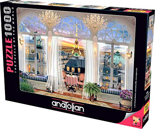 Anatolian Puzzle - Paris Roof Terrace, 1000 Piece Jigsaw Puzzle, #1091, Model Number: ANA1091 - color: Paris Roof Terrace