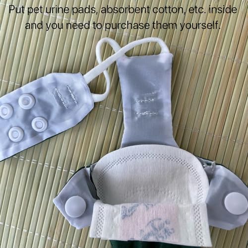 PARREN Bird Clothes Parrot diapers bird flight suits, reusable waterproof diapers pet bird supplies (M), Green