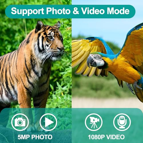 ZZSTAR 2 in 1 Digital Binoculars with Camera, Large View, 2" LCD Display & Recording, Binoculars for Adults High Powered, Low Light Night Vision Binoculars for Bird Watching/Hunting/Sporting/Travel