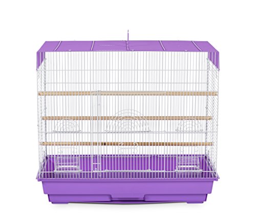 Prevue Pet Products SP1804-3 Flight Cage, Lilac/White,26" L x 14" W x 22 1/4" H - color: Lilac/White