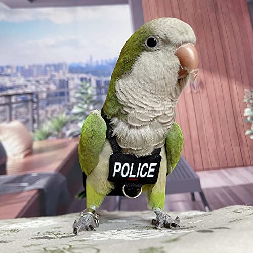 Bird Clothes Parrot Diapers Bird Flight Suits, Reusable Waterproof Diapers pet Bird Supplies (M)