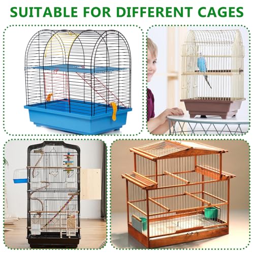 Large Bird Cage Mat, 35x47 Inch Under Pet Cage Mat for Bird Cages, Dog Crate Mat Liner, Reptile Aquariums, Waterproof Felt Liner with Non-Slip Backing for Kennel Training, Floor Protector - size: 35x47 Inch