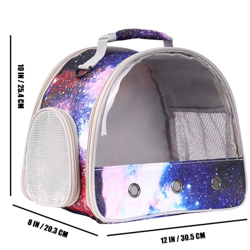 Bearded Dragon Travel Carrier, Guinea Pig Carrier Bag - Portable Small Animal Carrier Great for Bunny Lizard Hamster Hedgehog Outgoing Travel Carrying Case (Carrier - Blue) - color: Carrier - Blue