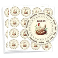320 Pcs Egg Carton Labels, 2 Inch Round Farm Fresh Lain on Sticker PET Adhesive Egg Packaging Sticker for Box Container Carton Farm Supplies - color: Dates Are Optional
